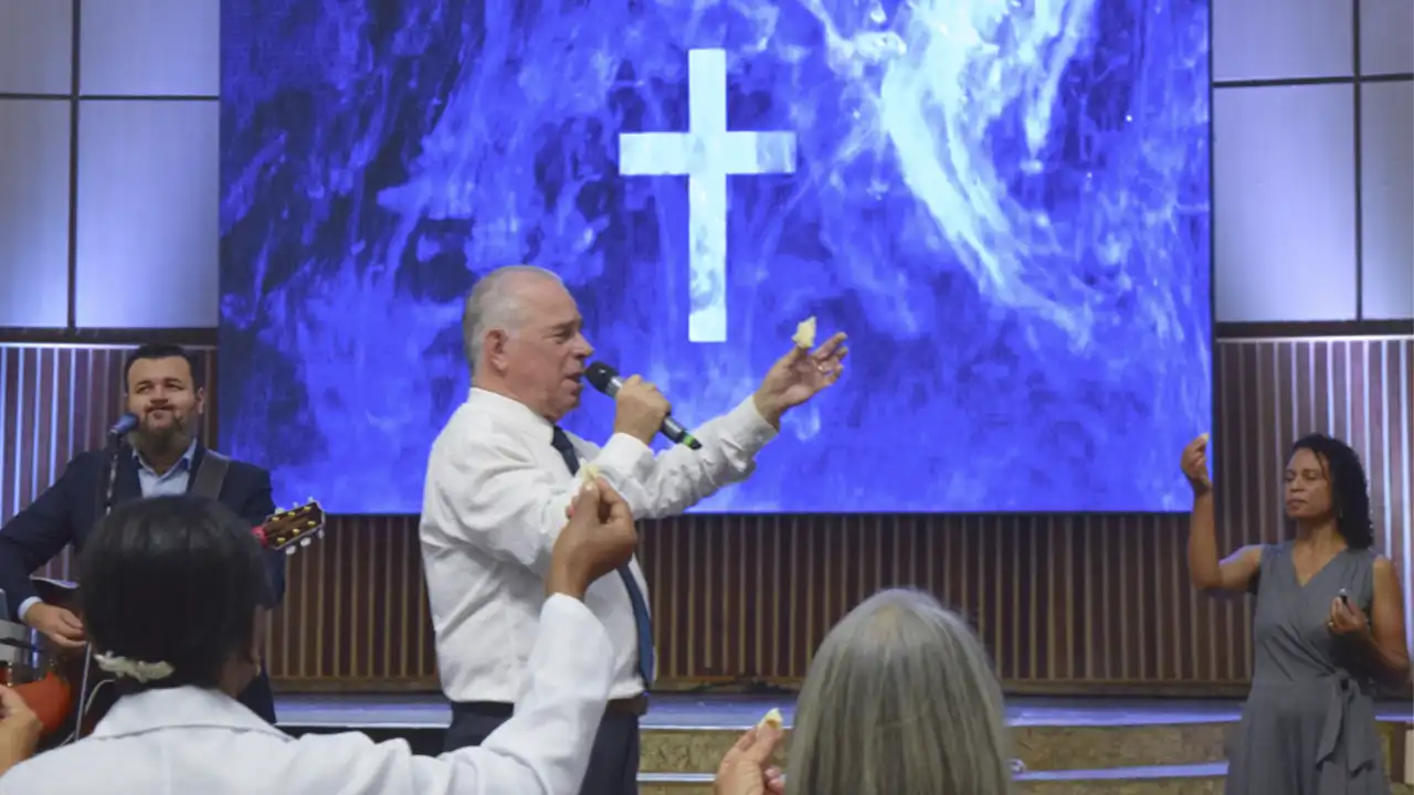 Santa Ceia na Igreja Casa da Bênção